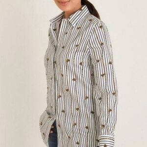 CHICO'S  Women's Button Down Top